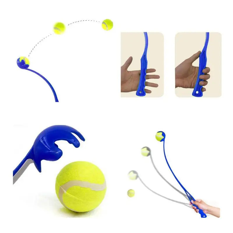 Launcher Dog Ball Dog Ball Toys Thrower Interactive Dog Toys Tennis Ball Tossing Cue Pet Dogs Outdoor Exercise Training Toys