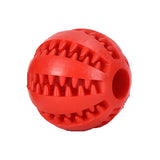 Pet Dog Toy Interactive Rubber Balls for Small Large Dogs Puppy Cat Chewing Toys Pet Tooth Cleaning Indestructible Dog Food Ball